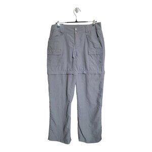 North Face Pants Woman 6 Short Gray Convertible Gorpcore Camping Hiking Trail